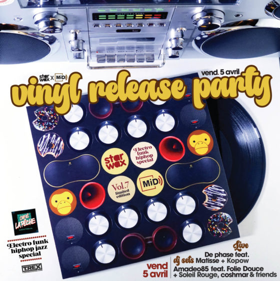 Release Party Star Wax x Mid @ Café La Pêche (Montreuil)