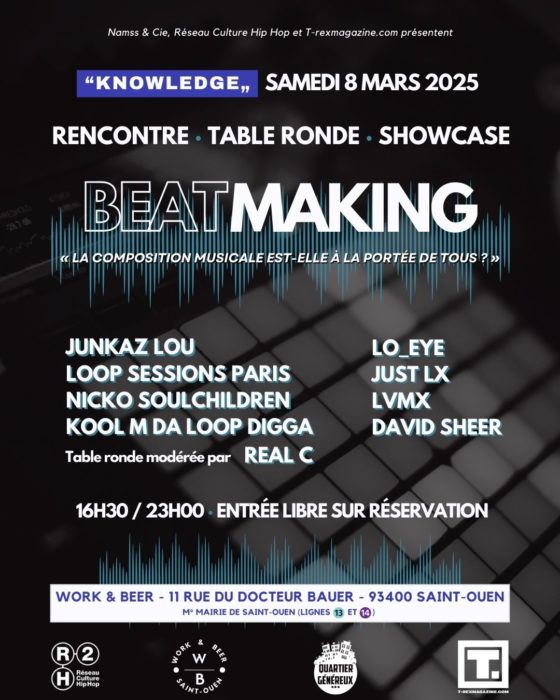 BEATMAKING : la composition musicale est-elle à la portée de tous ? @ Saint-Ouen (93)