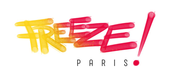 le logo de l'exposition FREEZE PARIS ! - hommage à la danse, réalisé par le graphiste GUSTAV