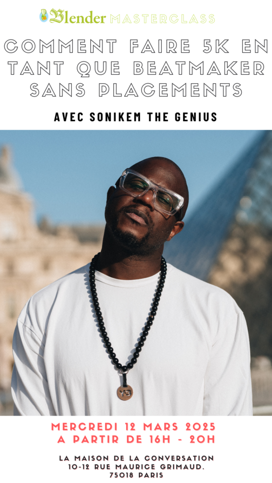 Masterclass Beatmaking @ La maison de la Conversation (Paris)