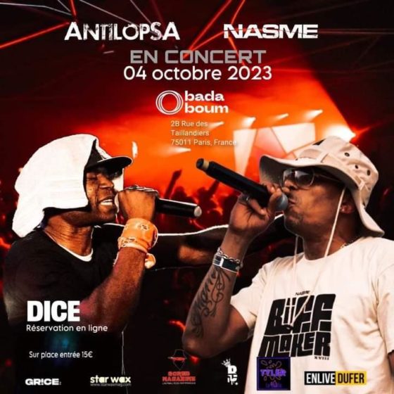 Double Détente : AntilopSA & Nasme @ Badaboum (Paris)