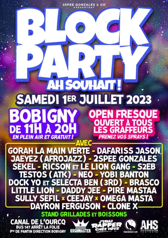 Block Party Ah Souhait !  @ Bobigny