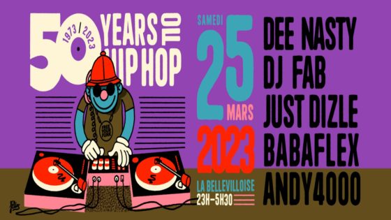 Free Your Funk : 50 Years Of Hip Hop @ La Bellevilloise