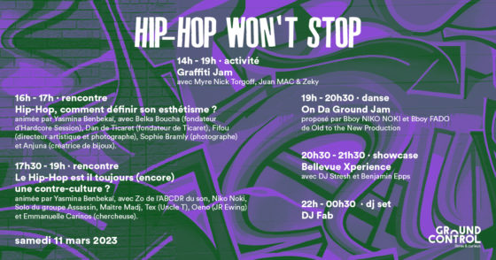 Hip Hop, won’t stop @ Ground Control