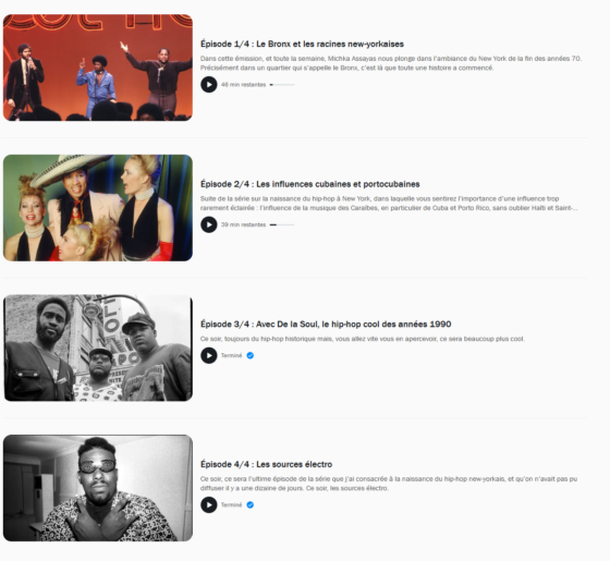 somy duc mood radio france france inter michka assayas podcast la naissance du hip hop new yorkais